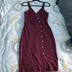 A.Byer burgundy dress, size 9